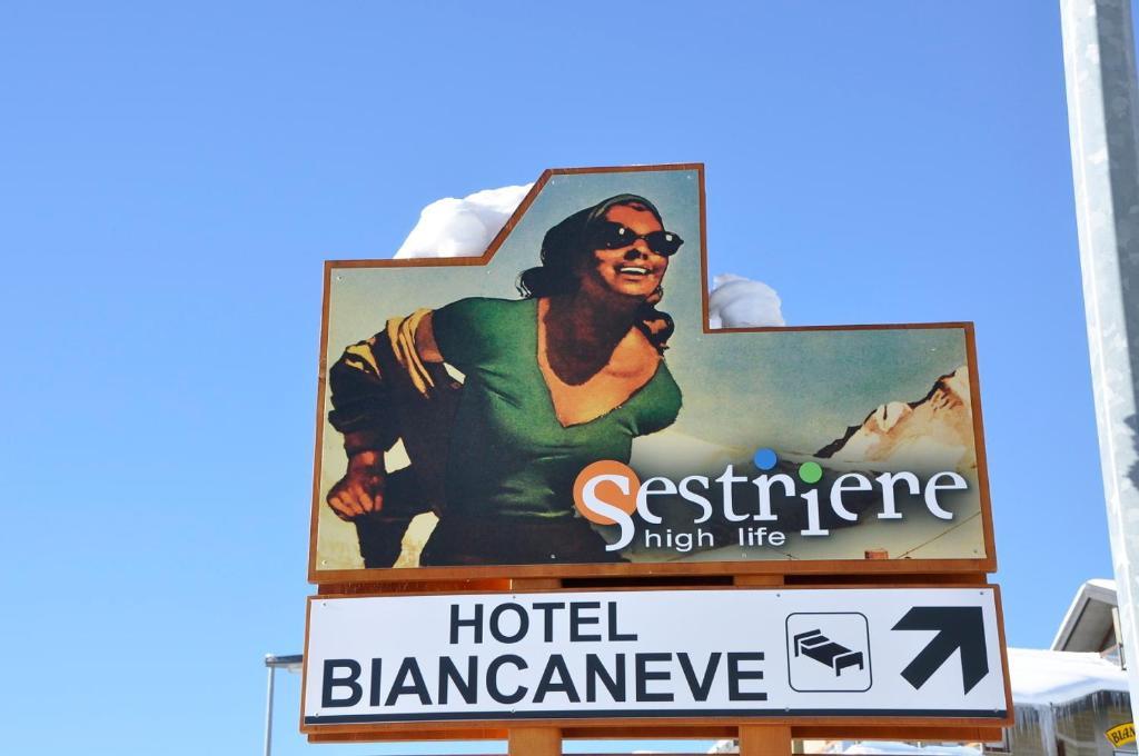 Hotel Biancaneve Colle Colle Sestriere Exteriér fotografie